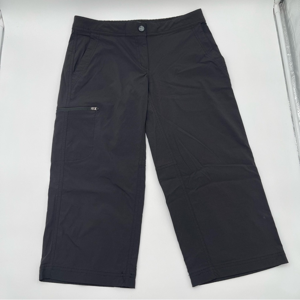 LL Bean Trail Mid Rise Straight Leg Crop Pants Womens 4P Water Repellent Comfort - Picture 5 of 16